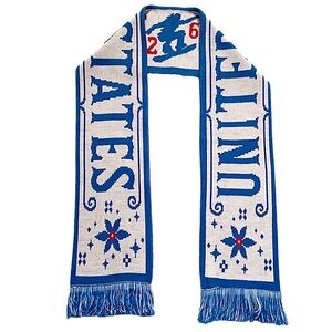 Just USA Men's Scarf in Blue and White